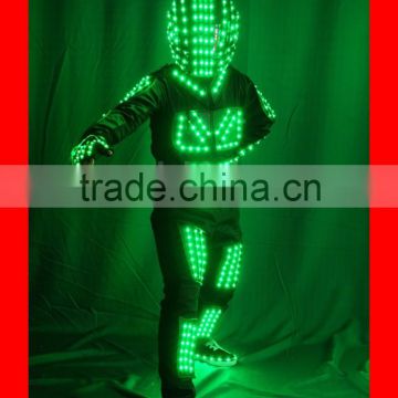 Wireless DMX512 Programmable LED Light Hip Hop Dance Costumes