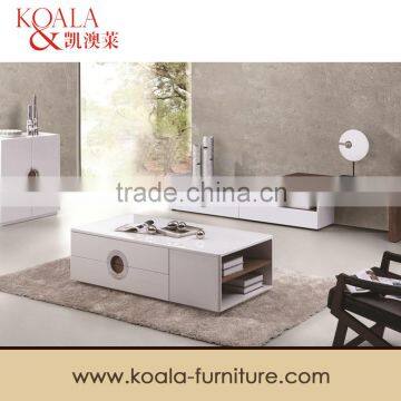 MDF Coffee Table/High Glossy White Coffee Table C1709# photo-2