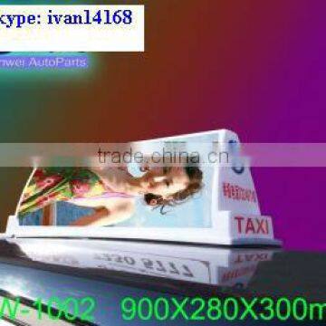 outdoor advertising P5 full color taxi top roof led display with wireless 3G system-MRled