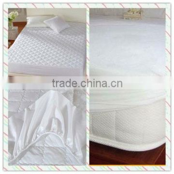 polycotton waterproof mattress protector/mattress cover/mattress pad