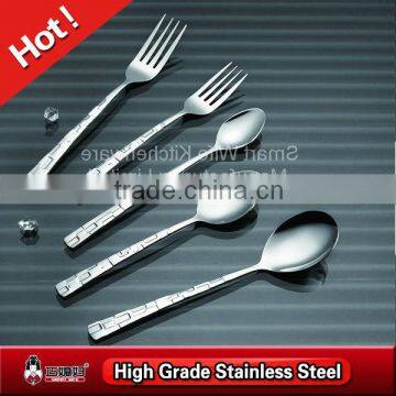 FDA certificated high grade stainless steel flatware set