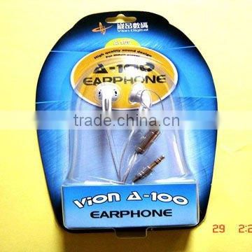 PVC /PET plastic box for earphone packaging