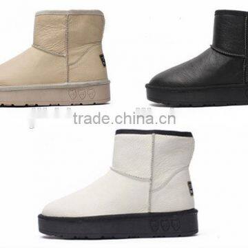 waterproof snow boots, warm snow boots.leather winter boots