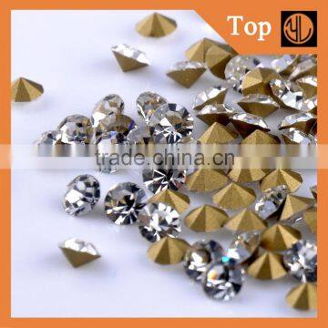 2016 FACTORY SALE! New Arrival Fashion Design china hot selling pointback rhinestones