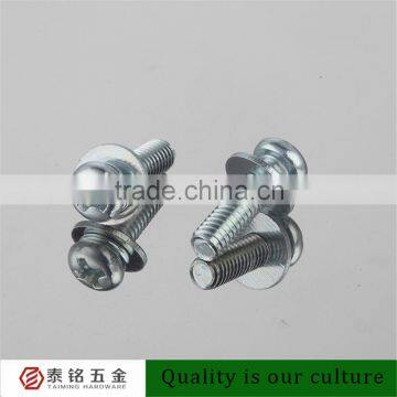 Bolt with integrated spring, Screw with washer Assemblies