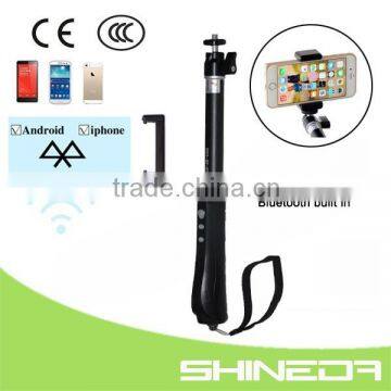 Shineda Amazon FBA service extend size 93cm aluminium alloy for iphone selfie bluetooth