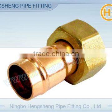 Copper Straight Tap Connector F x FI European standard