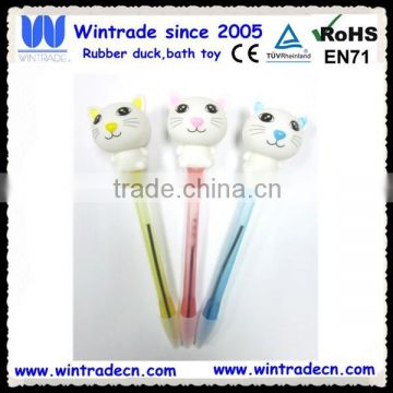 Cute cat PVC ballpoint pen