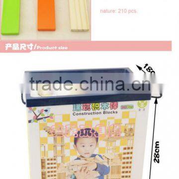 Confirm to EN71 ASTM 240pcs Wooden Construction Block Toys photo-6