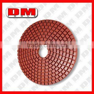 Newest hot sell diamond 150mm stone polishing pad