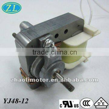 120V low torque high rpm Electric oven fan motor Shaded Pole Motor YJ48-12: motor manufacturer
