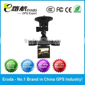 Car Camera Recorder Dual Cameras 360 Degree Rotation F71