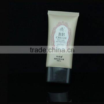 Hot sale 50ml cc cream cosmetic tube packaging/cosmetic plastic tube/pump tube