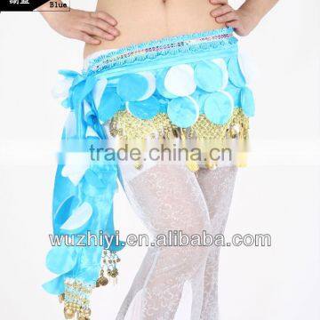 Belly Dance Costumes Sexy Tribal Sequins Handmade Hip Scarf,Belly Dancing Performance Outfit, Dance Hip Scarf (YL065)