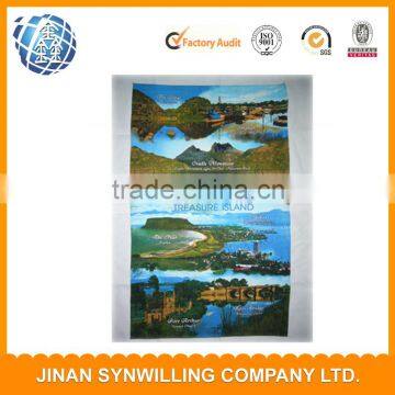 Christmas Printing kitchen towel promotional gifts Logo Printed Kitchen Towel