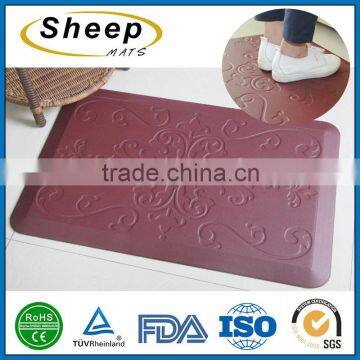 Good quality PVC fabric standing floor mat office