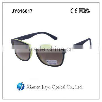 Multi-color custom color polycarbonate sunglasses