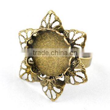 The Promotional Wholesale Cheap Jewelry Rings Components For Unisex