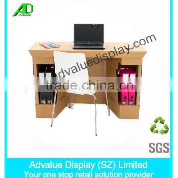 new design custom folding Paper Table and chair cardboard office furniture