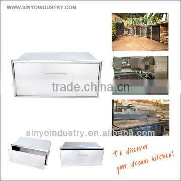 Stainless BBQ Island Single Drawer