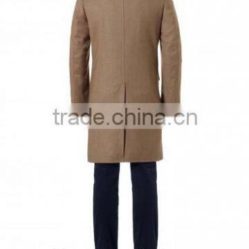 2014 New Style 100% Cashmere Classic Camel Tailor Made Coat photo-3