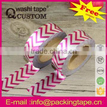 All kind of colorful gold print masking tape china alibaba