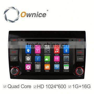 top Ownice C300 car GPS navi for Fiat Bravo 2012 2013 2014 Built in DVD Canbus With gift support rear front camera tmps