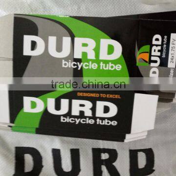 Butyl Bicycle Tube 24x1.75 FV 26x1.75 16x1.75 DURO High Quality Tube Supplier photo-2