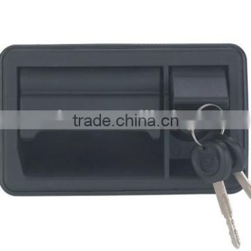 bus luggage door handle with lock