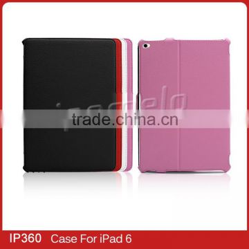 Mobile phone accessories tablet leather case for iPad 6