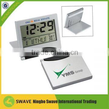 chinese products wholesale Slim Fold-Away Clock / Calculatorr