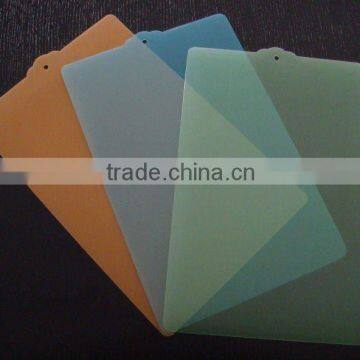 pp chopping block/plastic thin cutting board