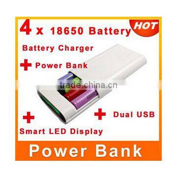 Universal Battery Double USB Ports 3.7V 18650 Power Bank Backup Power Best for Travel