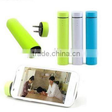 Portable battery power bank with bluetooth speaker 3000mah portable phone battery with bluetooth speaker