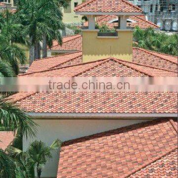 red spanish roof tiles