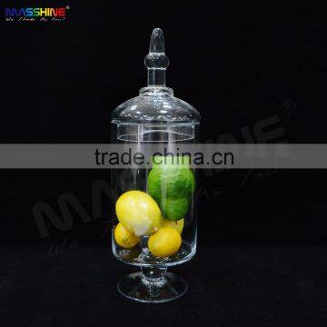 Cylinder Glass Jar With Lid