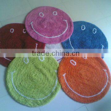 Cotton Round Shaped Bath mats