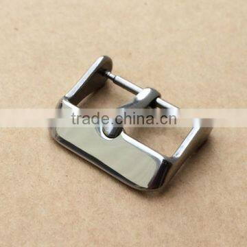 Polished SS Watch Accessories 20mm Pin Buckle