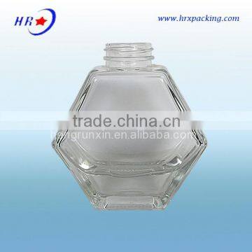 Hoding 1000g honey hexagon glass jar