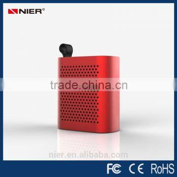 2016 new design own tooling pure aluminum mini bluetooth speaker