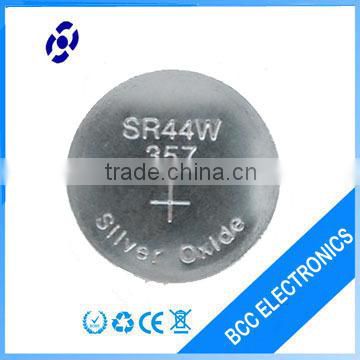 Silver Oxide SR44 button cell battery