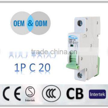 20Amp MCB Miniature Electrical Circuit Breaker