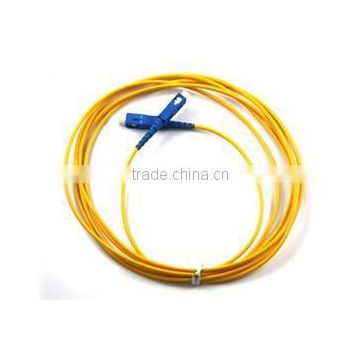 3m length SC fiber optic patch cord with 0.2dB insertion loss 50dB return loss