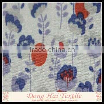 flowers printed cotton fabric roll for shirting