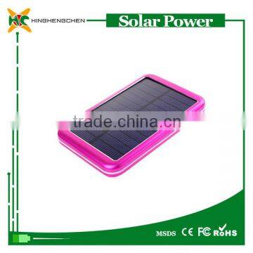5000mAh Solar Charger Waterproof Solar With LED Light Lamp Phone External Battery Dual USB Power Bank for Phone