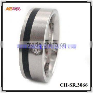 High brush stainless steel one diamond jewelry ring mold