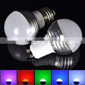 Express 110v 220v 3w Color Remote Led Bulb photo-3