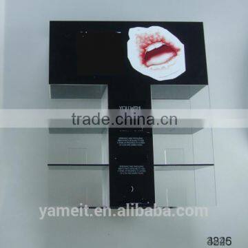 High Quality Cosmetic Display Stand Lucite Cosmetic Organizer Plexiglass Makeup Product Display photo-2