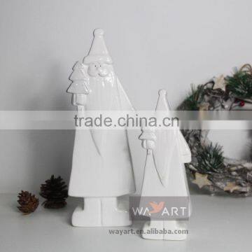 Charming Ceramic Christmas Santa Claus With Christmas Tree