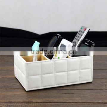 Factory Direct Sale Leather Sundries Storage Box for Household